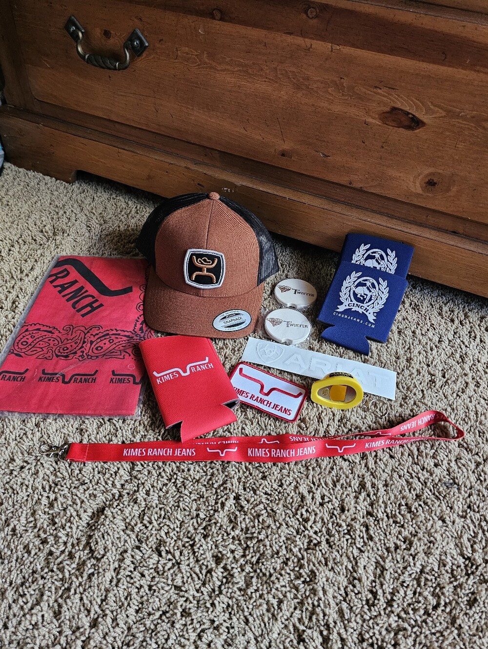 Hooey Trucker Hat Cowboy Swag Bundle NWT